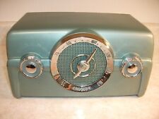 Vintage 1950's Crosley Aqua Bakelite Working Tube Radio - Model 10-140 Dashboard for sale  Shipping to South Africa