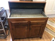 Antique Zinc Lined Dry Sink c. 1800’s Gorgeous Piece for sale  Middlebury