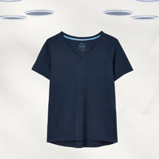 Camiseta Jersey Feminina Ex Joules Manga Curta Decote V Emily Azul Marinho comprar usado  Enviando para Brazil