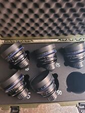 Zeiss CP.2 Lenses PL Mount 5 Set (18,25/2.9,35mm/2.1, 50mm/2.1, 85mm/2.1)arri pl for sale  Shipping to South Africa