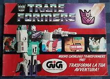 Catalogo gig transformers usato  Novi Di Modena
