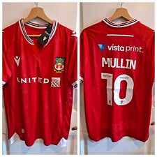 Camiseta deportiva roja Wrexham MULLIN 2023/2024 23-23 - para adultos S/M/L/XL/XXL, usado segunda mano  Embacar hacia Argentina