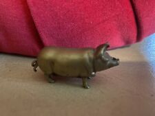 Antique Brass Pig matchstick holder/vesta or 'go to bed' match safe Victorian for sale  Shipping to South Africa