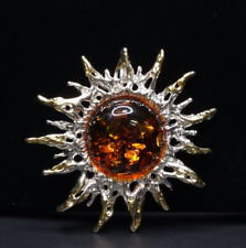 Sterling silver amber for sale  New York