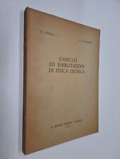 Esercizi esercitazioni fisica usato  Roma