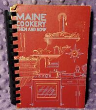 CB26 LIVRO DE RECEITAS VINTAGE-1996 Maine Cookery Then & Now, 2ª impressão (sem capa traseira) comprar usado  Enviando para Brazil