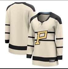 Camiseta deportiva en blanco clásica de los pingüinos de Pittsburgh crema para mujer de los fanáticos 2023 invierno segunda mano  Embacar hacia Mexico