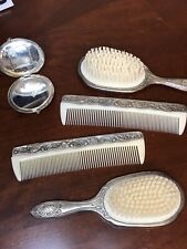 Silver tone hairbrush for sale  Youngsville
