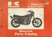 Kawasaki libro de piezas genuinas Z650D3 SR650 KZ650 1980 segunda mano  Embacar hacia Argentina