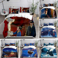 Juego de ropa de cama The Polar Express Navidad 3D funda de almohada edredón individual segunda mano  Embacar hacia Mexico