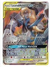 Tarjeta de Pokémon Lucario & Melmetal GX Holo 120/214 vínculos ininterrumpidos segunda mano  Embacar hacia Argentina