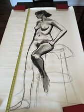 Nude female seated for sale  Newark