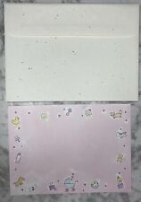 Cartões de anotações Mara-Mi 10 convites para chá de bebê em branco com envelopes rosa, usado comprar usado  Enviando para Brazil