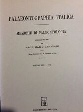 Paleontologia palaeontographia usato  Compiano