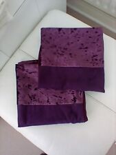 Purple square cushion for sale  WIGSTON