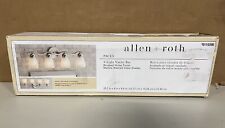 Allen & Roth 4 barras de vaidade leves acabamento em níquel escovado - mármore vidro lavado tons comprar usado  Enviando para Brazil