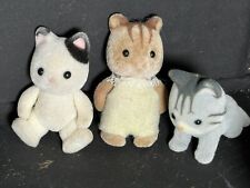 Lote de 3 gatinhos gatos Sylvanian Families Calico Critters Babies  comprar usado  Enviando para Brazil