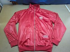 Chaqueta Adidas Chile 62 Aspecto Brillante Mojado Rojo Medio Trébol Pista Deportiva segunda mano  Embacar hacia Argentina