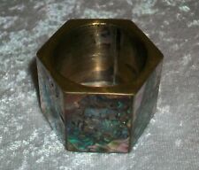 Vintage brass hexagon for sale  Archbald