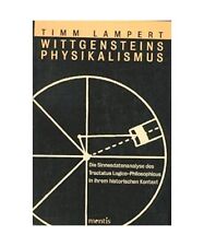 Wittgensteins physikalismus si gebraucht kaufen  Trebbin