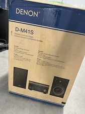 Denon D-M41 Mini Amplifier and Bookshelf Speaker Pair Compact HiFi Stereo System, used for sale  Shipping to South Africa