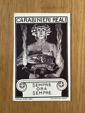 Cartolina carabinieri reali usato  Cagliari