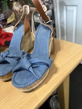 Ladies wedge sandals for sale  MANCHESTER