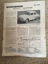 Renault dauphine motor for sale  MACCLESFIELD
