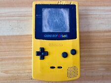 Nintendo Gameboy Color CGB001 Yellow Handheld System Console - Parts or Repair, used for sale  Shipping to South Africa