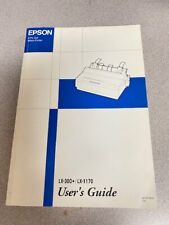 Epson LX-300+ /LX-1170 Printer USER'S GUIDE Manual 9 Pin Dot Matrix Printer Book for sale  Shipping to South Africa