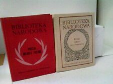 Konvolut: 2 Bände Biblioteka Narodowa - Seria I div. Autoren: na sprzedaż  Wysyłka do Poland