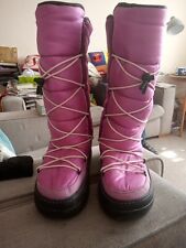 Used, Womens Size 7 W Pink Moon Boots CROCS for sale  Shipping to South Africa