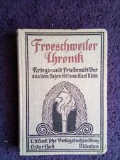 Froeschweiler chronik 1870 gebraucht kaufen  Kornwestheim