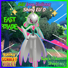 ✨ 6IV Shiny Iron Valiant ✨ Pokemon Scarlet & Violet EV'D 🚀 Comércio Rápido 🚀 PRONTO comprar usado  Enviando para Brazil