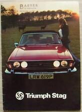 Triumph stag sales d'occasion  Expédié en Belgium