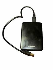 Disco duro externo portátil USB negro Toshiba V73600-C funciona segunda mano  Embacar hacia Argentina