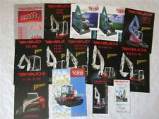 14x brochure takeuchi for sale  Shipping to Ireland