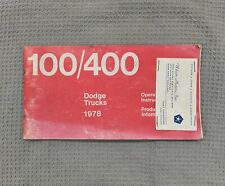 1978 dodge d100 for sale  Meridian