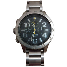 Usado, Relógio NIXON: O relógio de pulso masculino de quartzo 48-20 prata funcionando usado comprar usado  Enviando para Brazil