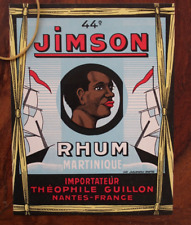 Ancienne étiquette rhum d'occasion  Pierrelatte