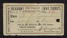 Old colony railroad for sale  Norwalk