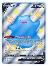 Pokemon Shining Fates - Shiny Ditto V Full Art - SV118 Ultra Rare NM Shiny Vault for sale  Indianapolis