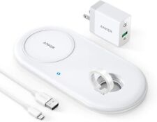 Used, Anker 2 in 1 Wireless Charger Station with Watch Holder Charging for iPhone 13 for sale  Shipping to South Africa