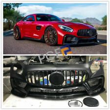Used, Half Carbon Fiber Front Bumper Lip Splitter For Mercedes Benz AMG GT GTS 2016-18 for sale  Shipping to South Africa