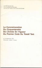 Code travail turc d'occasion  Fontainebleau