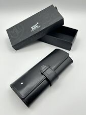 Montblanc traveller leather usato  Napoli