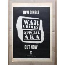 Special aka war for sale  CHESTERFIELD