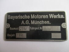 Typenschild schild bmw gebraucht kaufen  Deutschland