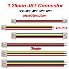 Micro JST 1.25 conector 2/3/4/5/6 pinos plugue cabo de fio 10cm/20cm/30cm comprar usado  Enviando para Brazil
