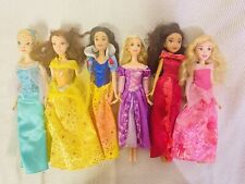 Usado, Lote de 6 muñecas princesas Disney surtido ~USADAS~ Elsa Belle Blancanieves Rapunzel segunda mano  Embacar hacia Argentina